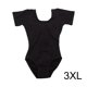 thumbnail image 2 of Minnieouse Traje de baile de Ballet elástico para niñas, mono clásico con cuello redondo, ropa de baile transpirable, traje de leotardo negro Type2 NO2, 2 of 6