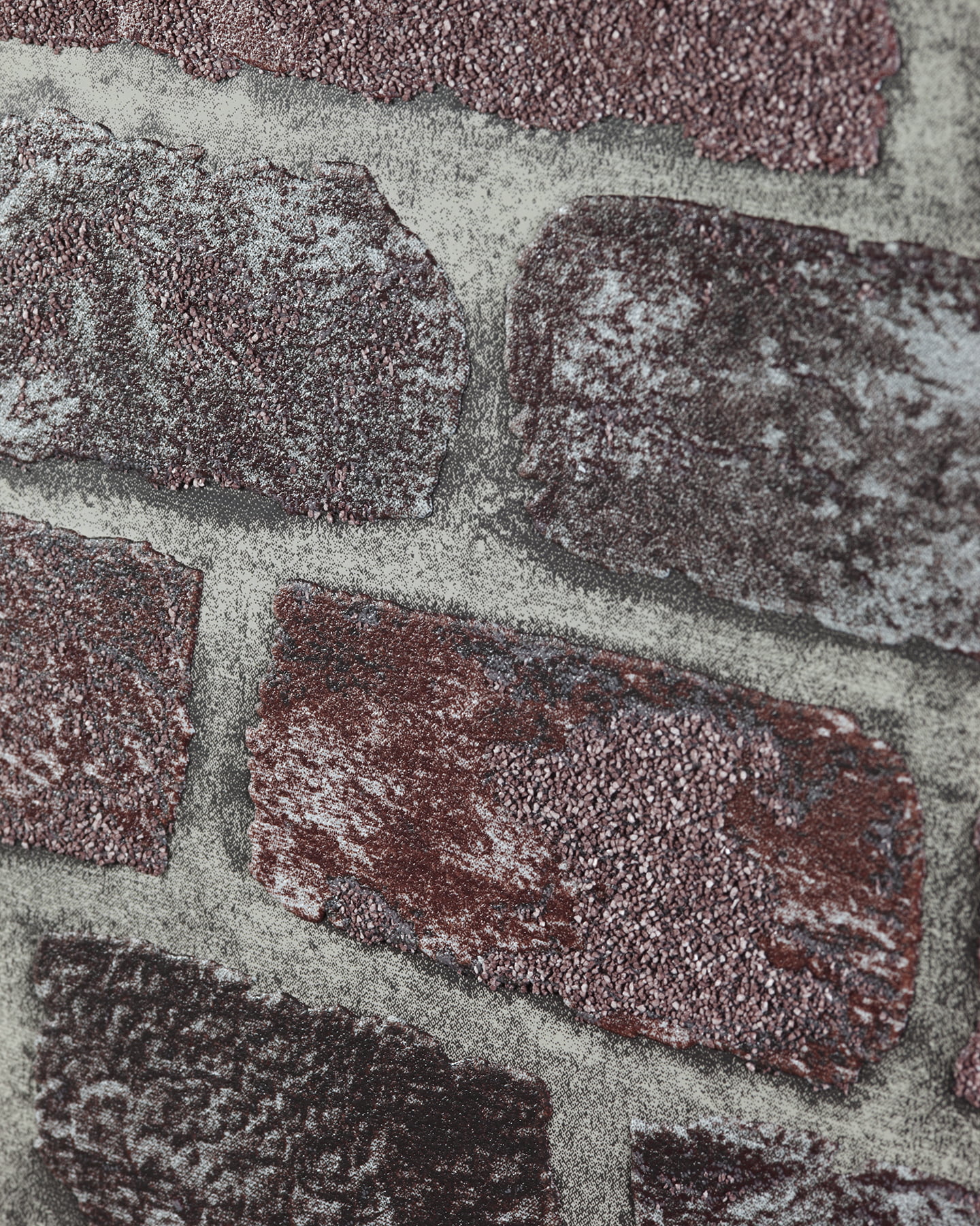 Brewster Baker Street Red Brick Unpasted Non Woven Wallpaper, 20.5-in by 33-ft, 56.4 sq. ft.