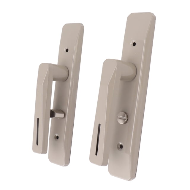 Rectangular Door Handle Locks, Portable Privacy Door Levers Security Door Handle Reversible Gate Bath Door Handle Simple Locks Latch Hardware For Bedrooms Office