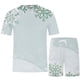 thumbnail image 3 of Conjunto de blusa y pantalones de manga corta con estampado 3D de camiseta de cuello redondo de Navidad informal para hombres Pompotops  oipoqjl35881, 3 of 8