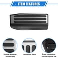 thumbnail image 4 of Unique Bargains 3 Pcs Car Gas Accelerator Brake Foot Rest Pedal Cover for Land Rover Range Rover 2013-2021 Silver Tone, 4 of 7