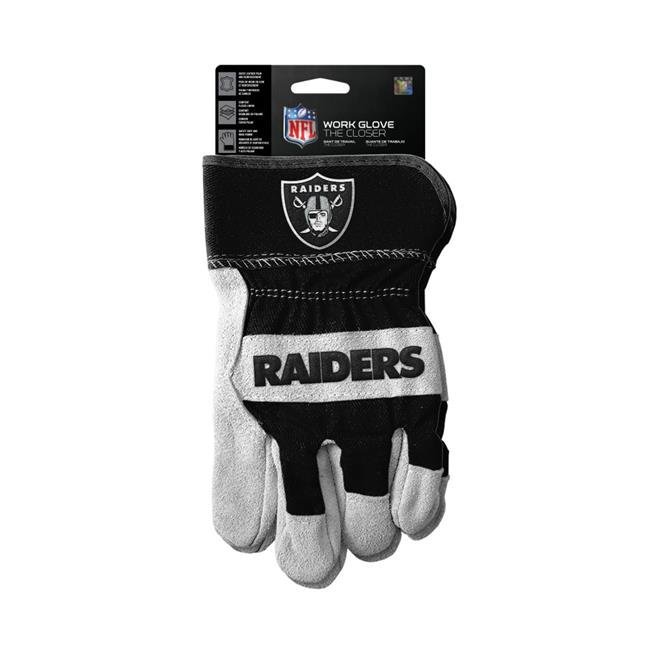 NFL Sports Vault NFL "The Closer" Work Gloves, Oakland Raiders