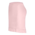 thumbnail image 3 of WAGUTH Womens Half Slip Underskirt Short Mini Skirt with Floral Lace Hem Elastic Waist Loungewear Underdress, 3 of 6
