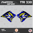 thumbnail image 4 of Kalair GFX Graphics Kit for Yamaha TT-R230 (2005-2023) Twitch Series, 4 of 5