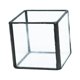 thumbnail image 1 of Caja decorativa de vidrio transparente para anillos, pulseras, pendientes, collares y tobilleras. negro, 1 of 6