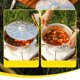 thumbnail image 5 of (Lote Mínimo 10 Juegos) Olla Papel Aluminio Extragruesa Olla Caliente Desechable Olla Especial para Acampar Al Aire Libre Y Embalaje Picnic Olla Papel Aluminio (paquete 6) (2200 Ml), 5 of 9