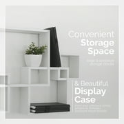 Danya B Decorative Intersecting Cubes Shelf - White