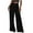 Black, variant on Lmnyox High Waist Trousers for Women Flowy Wide Leg Velour Palazzo Pants Fall Trendy Longe Pants