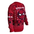 thumbnail image 3 of Suéter Spider Man Navideño para Hombre Talla CH Color Rojo, 3 of 4