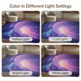 thumbnail image 7 of ODIKA 6'x9' Washable Area Rug Easy Care, Non-Shedding, Pink Galaxy Mermaid Shaped Floormat Year for Queen Size Bedroom Under Bed Master Suite, 7 of 7