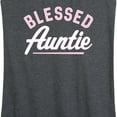 thumbnail image 3 of Instant Message - Blessed Auntie - Women's Racerback Tank Top, 3 of 6