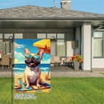 thumbnail image 3 of AMHNF Adorable Frenchie in Sunglasses Linen Garden Flag for Spring Summer Home Outdoor Garden Yard Door Decor 12x18 inch, 3 of 5