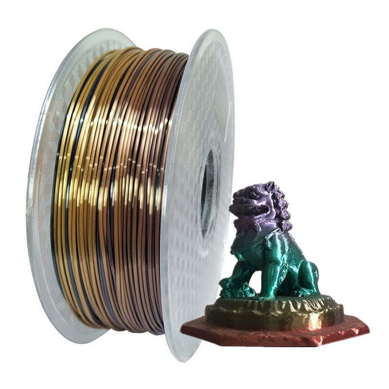 3D Printer Colorful Silk PLA 1.75mm Filament 1kg 3D Pen Printing Materials Consumables