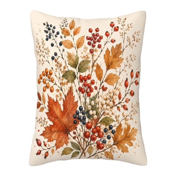 Pillow Covers, 17.72×17.72Inch Fall Decorations, Double Sided Throw Pillow Covers, Autumn Harvest Thanksgiving Indoor Outdoor Home Decor, for Living Room Porch Couch