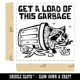 thumbnail image 2 of Insulting Garbage Raccoon Trash Can Panda Self-Inking Rubber Stamp Ink Stamper - Red Ink - Small 1 Inch, 2 of 7