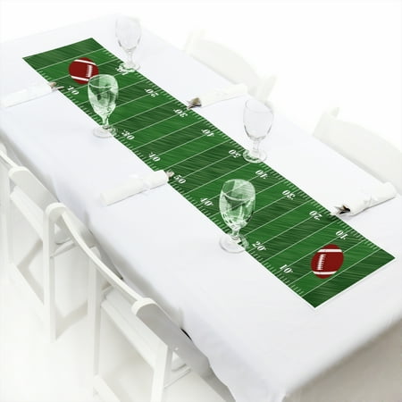 End Zone Football Petite Baby Shower Or Birthday Party Table Runner 12 X 60