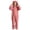 Pink 01, variant on Kids Hooded Onesie Fleece Footed Jumpsuit with Bear Ears, Full Zip One Piece Cozy Sherpa Loungewear for Boys Girls, Blue 8Y