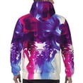 thumbnail image 7 of Naloa Dual Skulls Colorful Fusion Men's Casual Hooded Collar Drawstring Hoodies Pullover Sweatshirts Casual Long Sleeve Shirts-4X-Large, 7 of 7