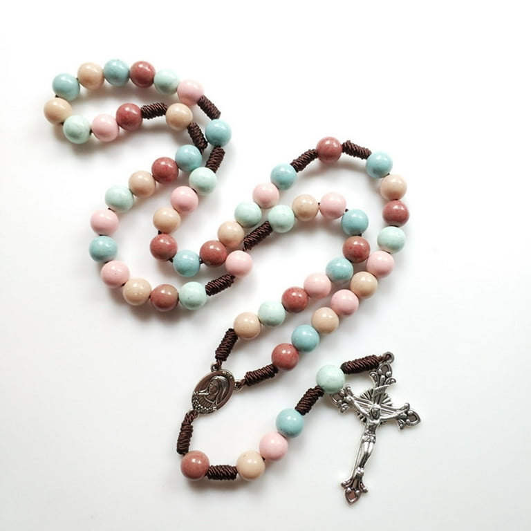 Catholic string deals necklace