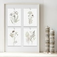 thumbnail image 2 of PixonSign Frameless Wall Art Winter Autumn Brown Wildflowers Posters, Set of 4 Nature Wilderness Wall Decor Prints, Botanical Floral Wall Décor, Rustic Classic Countryside Artwork - 12"x16", 2 of 5