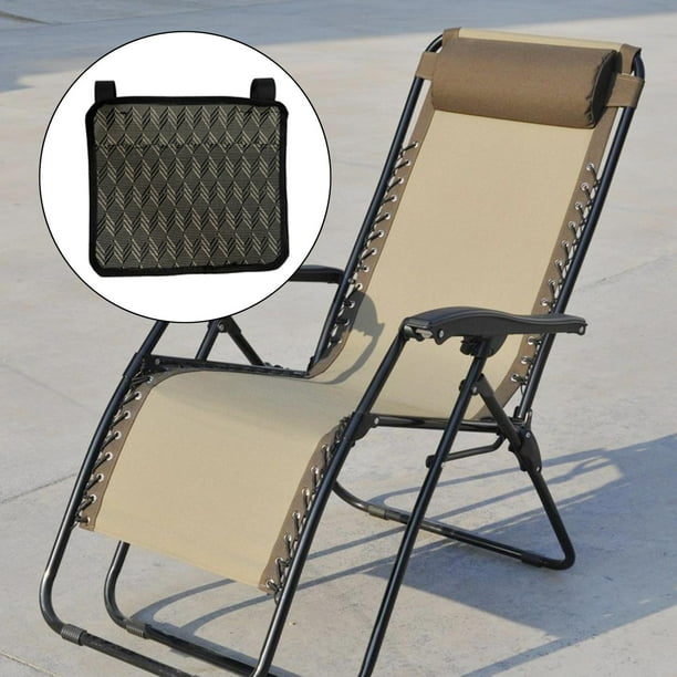 Bolsa lateral de silla antigravedad multifunción Bolsillos para sillón Silla antigravedad Bolsa de almacenamiento de noche Soporte para libros celosía de diamante