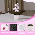 thumbnail image 2 of Artificial White Phalaenopsis Orchid Flower Lamp, Flower Night Light for Bedroom Wedding Bar Coffee Shop Decor, Gifts for Women Mom Grandma Friend Birthday Christmas Valentines Mothers Day, 2 of 15