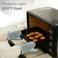thumbnail image 4 of Casa Platino Juego de Cocina, Paquete de 8, Juego de Toallas y Almohadillas para Ollas con Manoplas para Horno, Lindo Juego de Inicio de Cocina, Manoplas Cortas para Horno y Juegos de Toallas y Paños de Cocina - Gris, 4 of 8