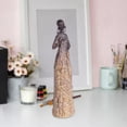 thumbnail image 3 of Estatuilla de mujer Africana perfecl Escultura Africana resina 8 cm x 7,5 cm, 3 of 7