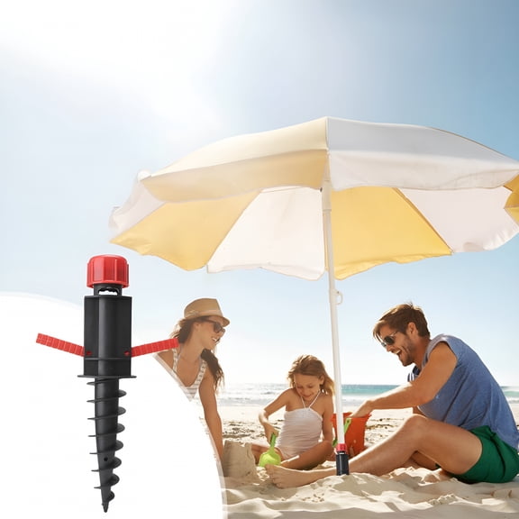 MISSMILE Portable Beach Umbrella with Handle Compact Sun Shelter for Outdoor Beach and Pool Activities Small Beach Umbrella