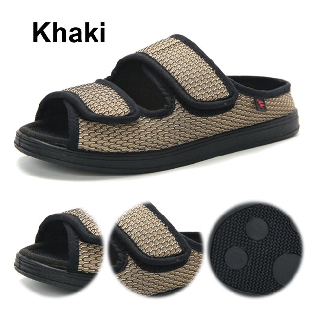 Diabéticas Sandalias Zapatos Diabéticos Unisex Extra Amplios Ajustables