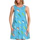 thumbnail image 1 of Balery Different Color Fishing Bait Vestidos de verano para mujer con estampado: vestido holgado sin mangas, vestido playero informal y cómodo para días calurosos., 1 of 6