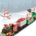 thumbnail image 5 of BESTSKY Electric Train Set Kid Toy Xmas Steam Train Kit Tree Surround Track Battery Operated, 5 of 7