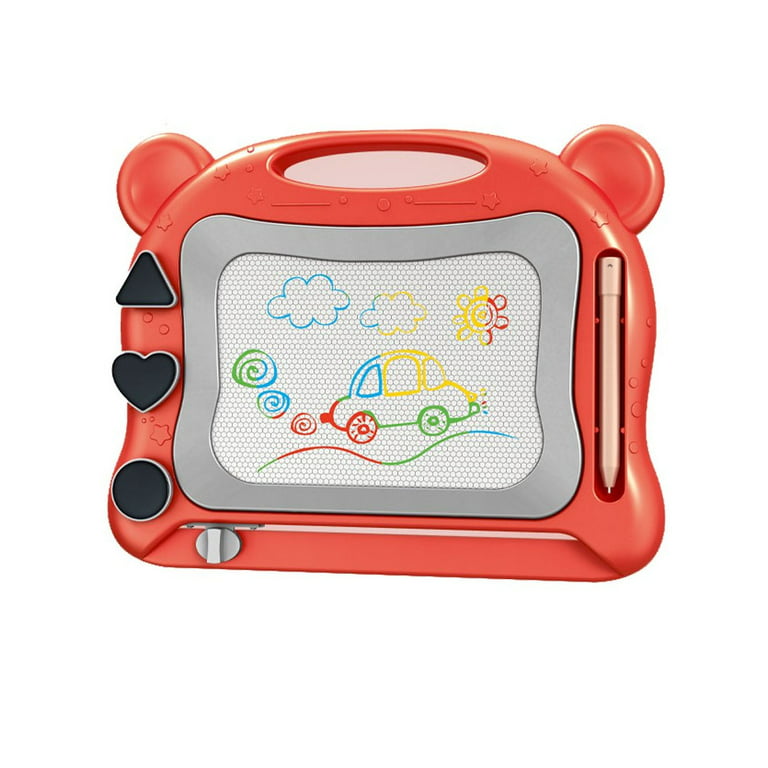 KOKODI Toddler Magnetic Drawing Board with Sturdy Legs, Large Colorful Mess  Free Sketch Scribble Doodle Pad, Christmas Birthday Gifts Toys for Boys