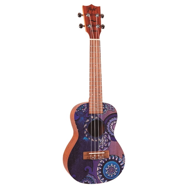 Ukulele concierto con funda Flight Auc 33 Stardust