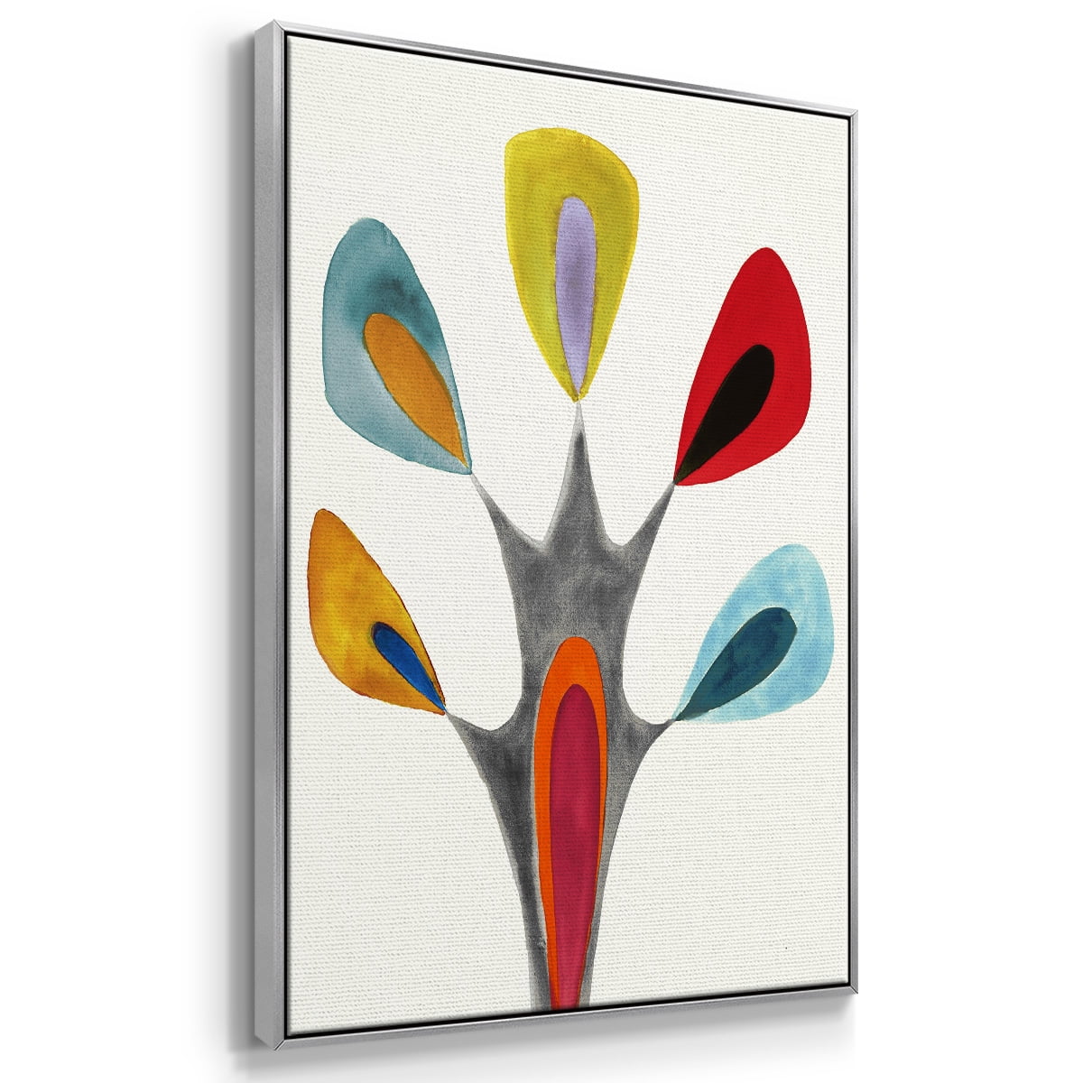 Magic Tricks II Framed Premium Gallery Wrapped Canvas - Ready to Hang - 25 x 37 - Silver Floating Frame