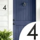 thumbnail image 3 of Números de Casa Metálicos Modernos de 5 Pulgadas | Placa de Dirección de Abs Resistente a La Intemperie con Acabado Mate | Fácil Instalación para Señalización Exterior de Casas y Apartamentos, 3 of 5