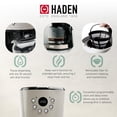 thumbnail image 4 of HADEN Coffee Machine, 12 Cup Programmable Drip Coffee Maker with Auto Shut-Off Function and Reusable Washable Water Filter, Putty & Chrome, 4 of 5