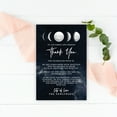 thumbnail image 3 of Koyal Wholesale Celestial Moon Phase Wedding Thank You Place Setting Cards for Table Reception, Dinner Plates, 56-Pack, 3 of 5