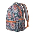 thumbnail image 3 of Sac à Dos Étudiant Vintage Paisley Coloré Design Floral Chic Boho, Sac d'École à Sangle Réglable avec Motif Décoratif Artistique et Abstrait Classique, 3 of 5