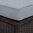thumbnail image 3 of All-Weather PE Rattan Sofa/Outdoor Event Hosting/Comfortable Pillows, 3 of 7