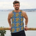 thumbnail image 6 of Pofeuu Sea Turtle Print Men's Workout Tank Tops Sleeveless Muscle Gym Shirt Quick Dry-Medium, 6 of 7