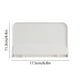 thumbnail image 3 of Organizador de pared plegable de plástico | Estante esquinero blanco para baño | Soporte para teléfono móvil que ahorra espacio | Organizador multiusos plegable para mesita de noche y baño, 3 of 6