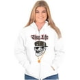 thumbnail image 4 of Troll Face Meme Thug Life Big Smiley Zip Up Hoodie Men's Women's Brisco Brands M, 4 of 6