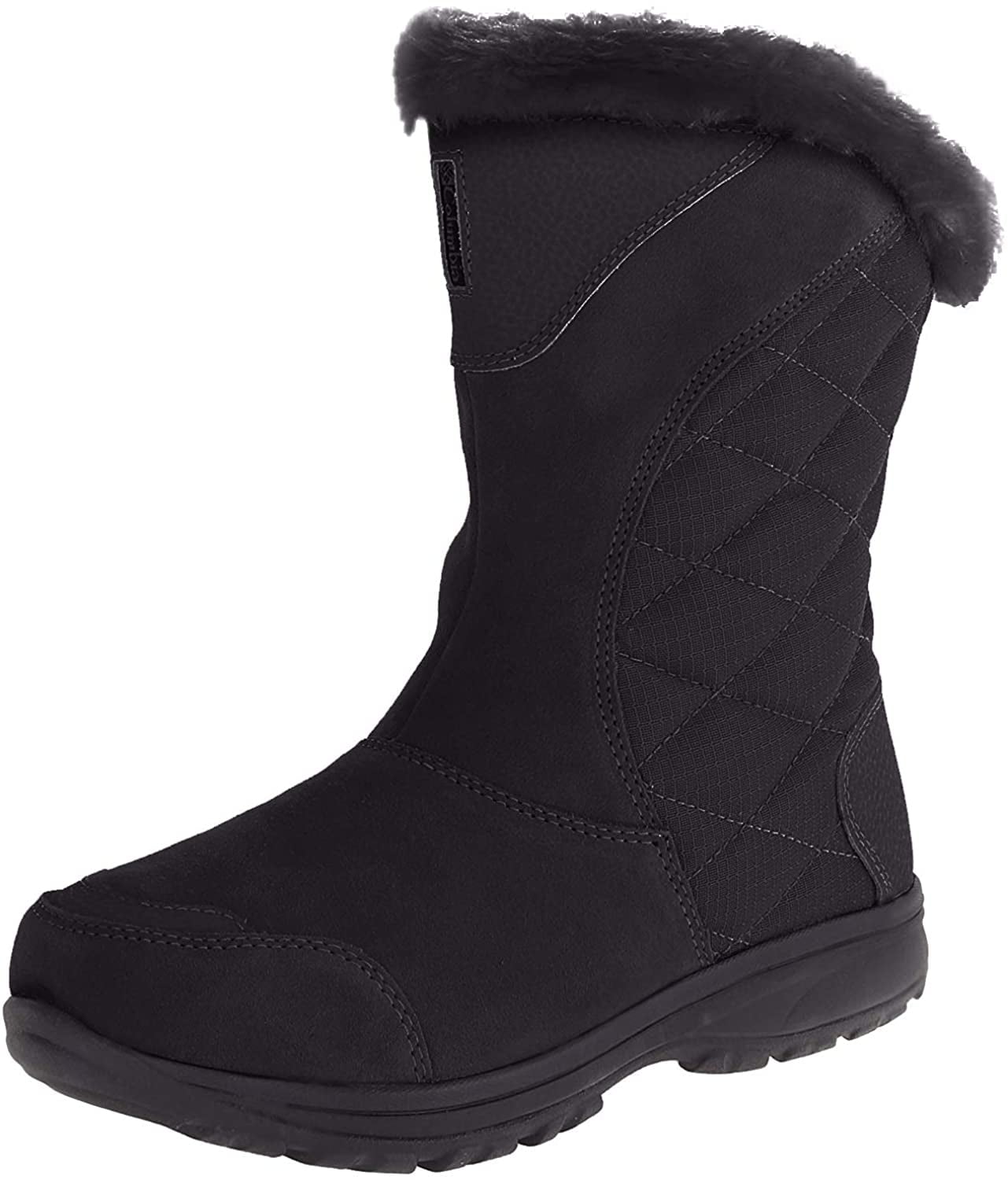 Columbia Ice Maiden II Slip Women's Black/Shale Snow Boots - Walmart.com