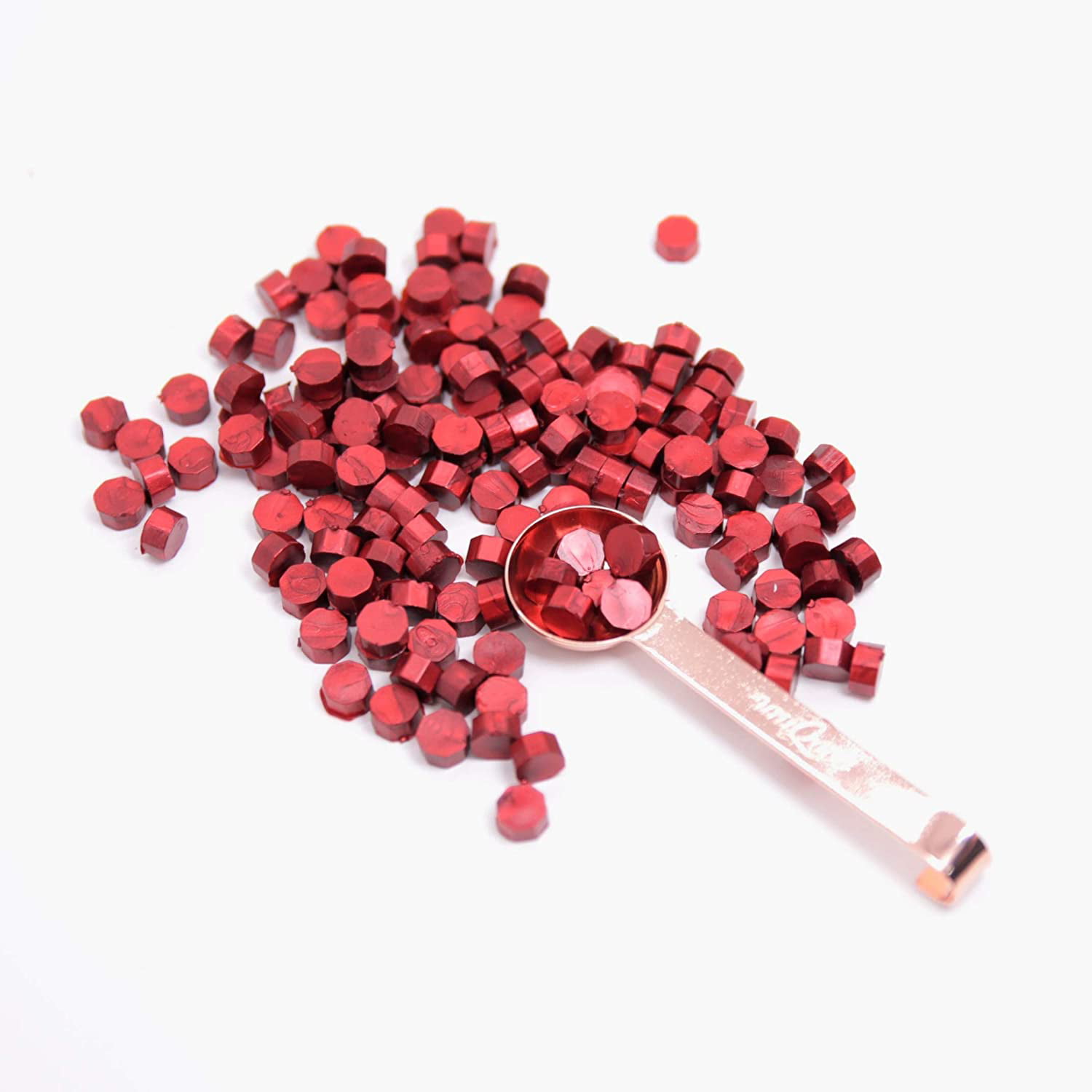 Sealing Wax Beads - Ruby Red | Red Sealing Wax for envelope seals |  Invitation Stamps | Wax seal supplies