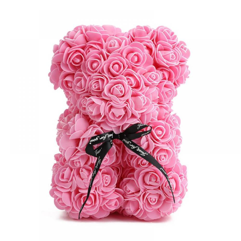 Romantic Valentine's Day Plush Rose Teddy Bear Gifts Birthday Christmas Presents 