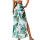 thumbnail image 4 of Txlixc Mujeres Bikini Cubrir Ups Color sólido / Impreso Cintura alta Tie Up Beach Wrap Falda Traje de baño Traje de baño Wraps Txlixc  Estilo de ocio, 4 of 6
