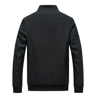 Red Jackets For Men Male Winter Solid Slit Pocket Jacket Long