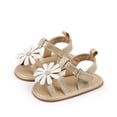 thumbnail image 2 of Zshosam Toddler Water Shoes Infant Baby Boys Girls Summer Beach Sandals Non Slip Soft Rubber Sole Toddler Outdoor Closed-Toe First Walker Shoes Size 4,(Gold Infant 4), 2 of 7