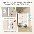 thumbnail image 4 of Vinform Shoe Storage Cabinet for Entryway Slim, Shoe Cabinet with 2 Flip Drawers, Ultra Thin Shoe Organizer Cabinet Wood for Hallway (White), 4 of 8